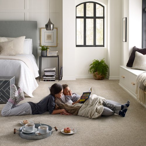 kids reading on bedroom floor from All American Interior in Fayetteville, NC