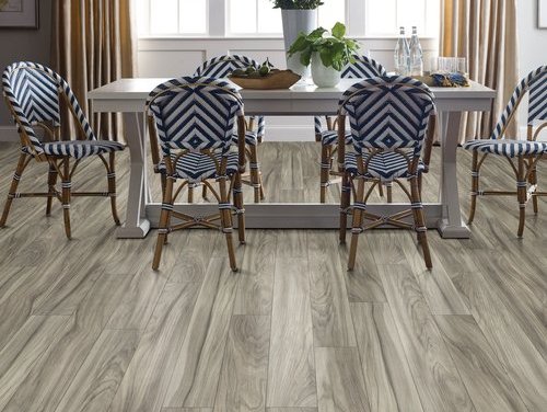 Chairs on brown hardwood from All American Interior Solutions in Fayetteville, NC