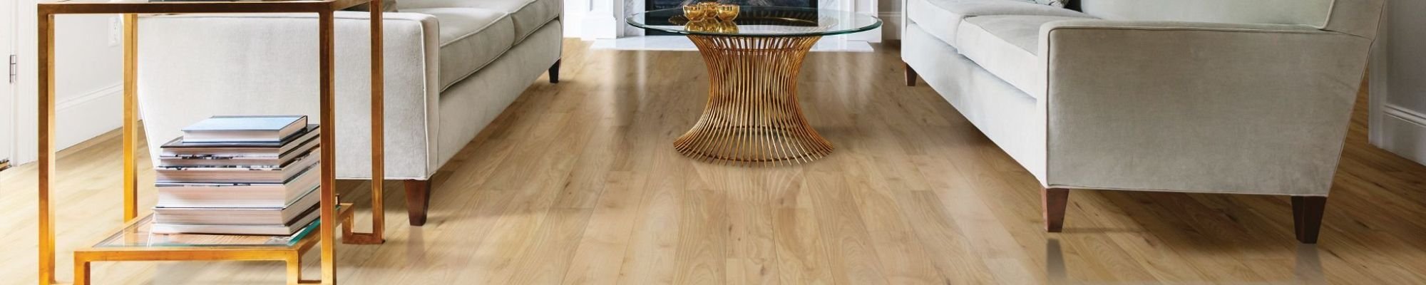 hardwood floor in living space from All American Interior in Fayetteville, NC